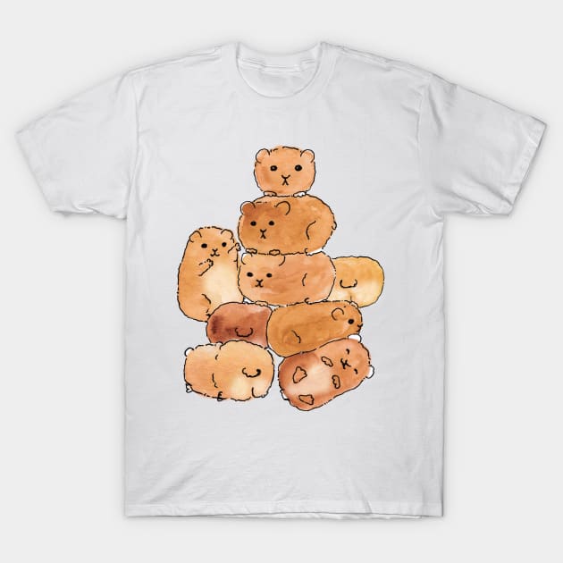 Friendly Furballs T-Shirt by Milamoo